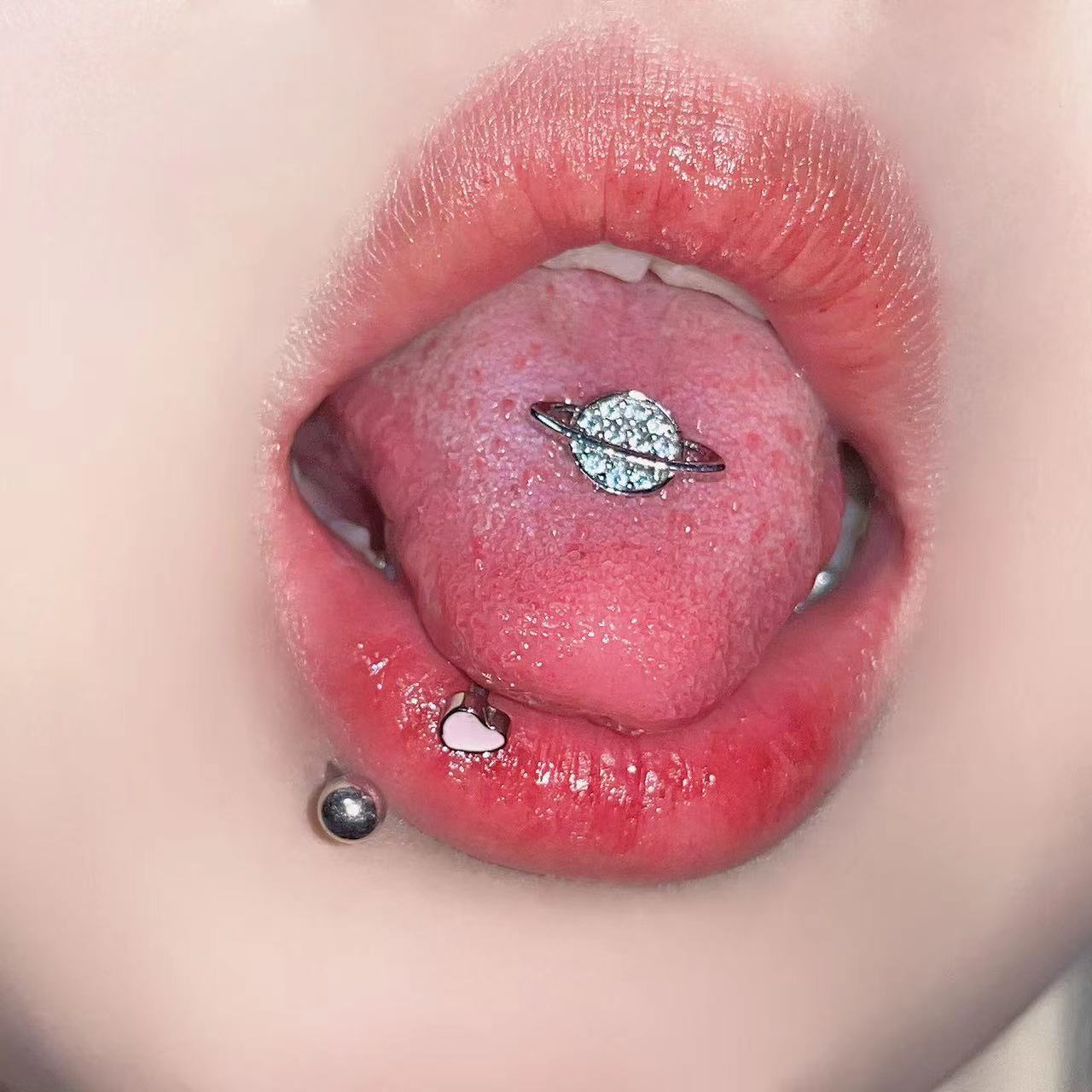 1Pc Anting Lidah Trendy Gaya K - Body Jewelry Art ulasan dan harga