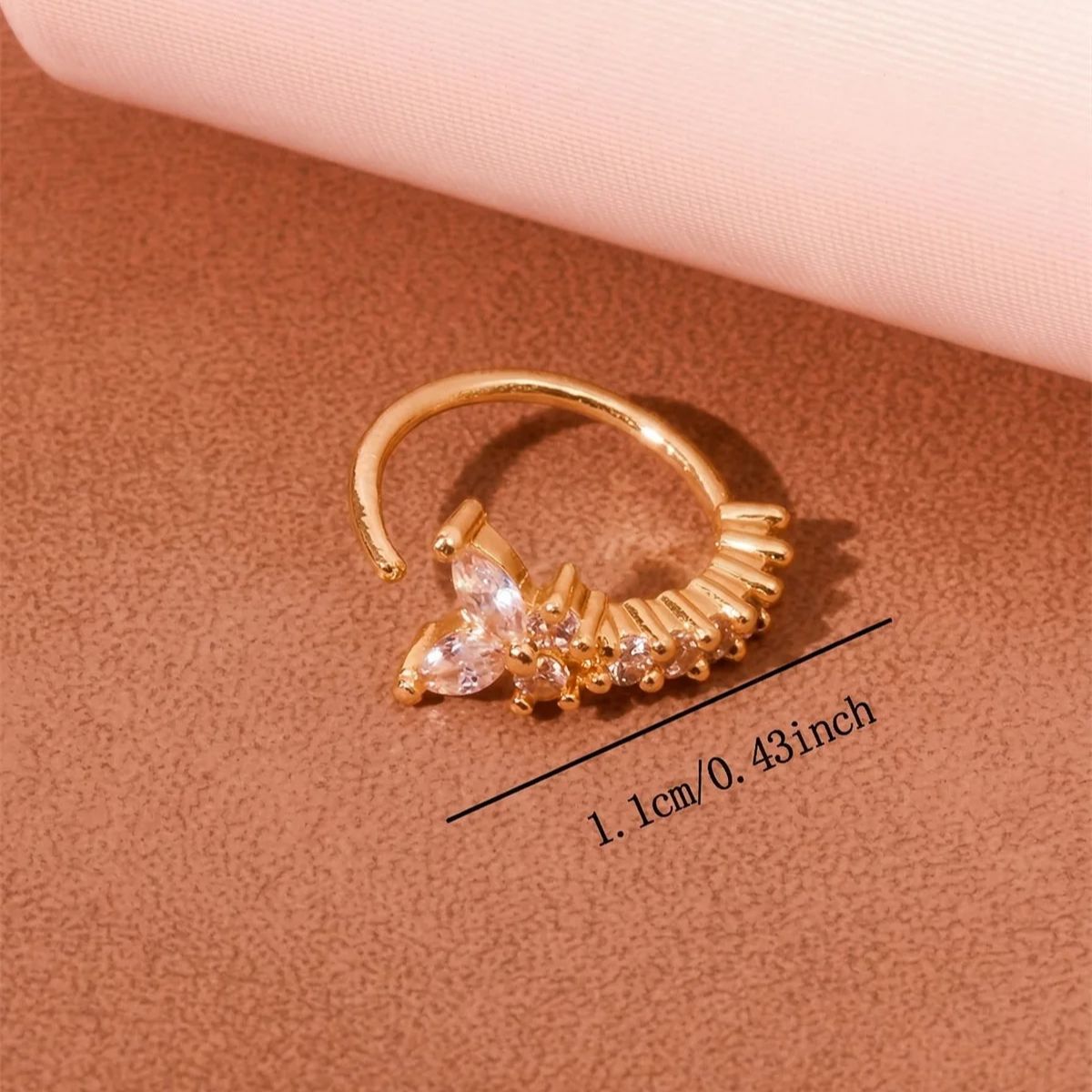 1 Buah Klip Hidung Bentuk Y Ta - Body Jewelry Hot ulasan dan harga