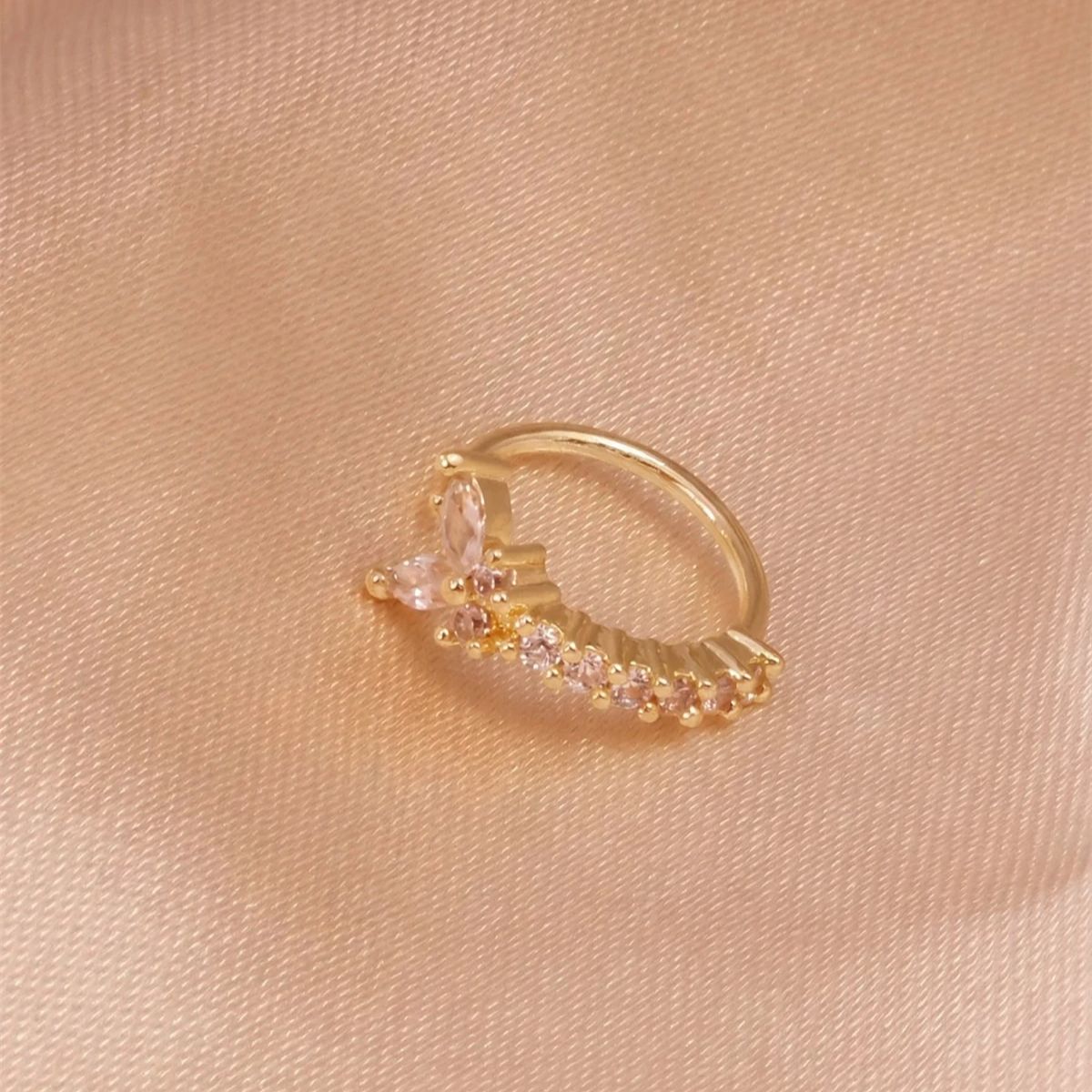 1 Buah Klip Hidung Bentuk Y Ta - Body Jewelry Hot ulasan dan harga