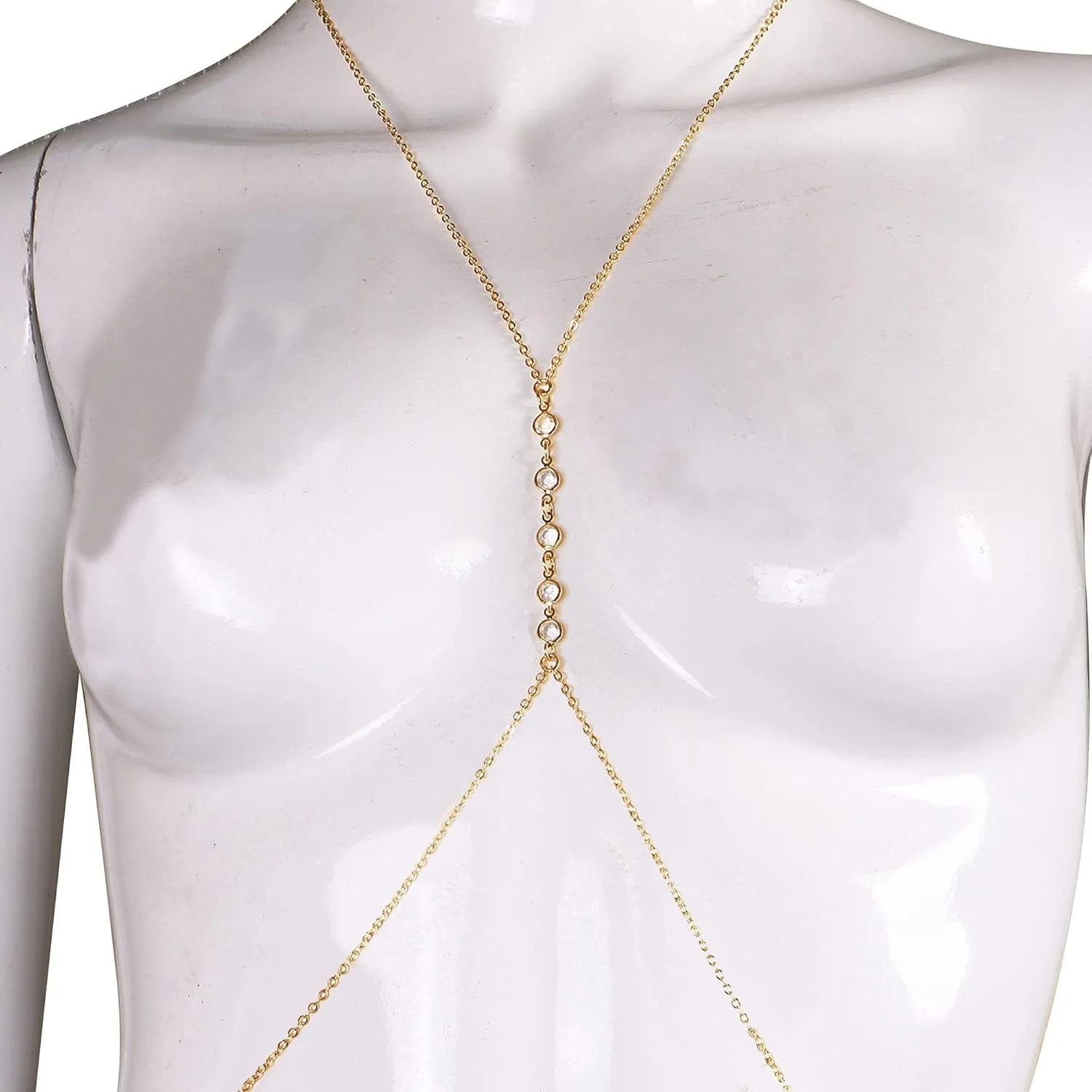 Rantai Pinggang Perut Kristal  - Body Jewelry For Women ulasan dan harga