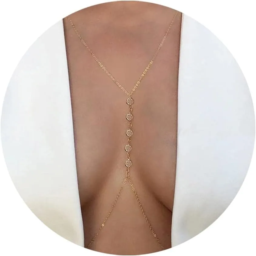 Rantai Pinggang Perut Kristal  - Body Jewelry For Women ulasan dan harga