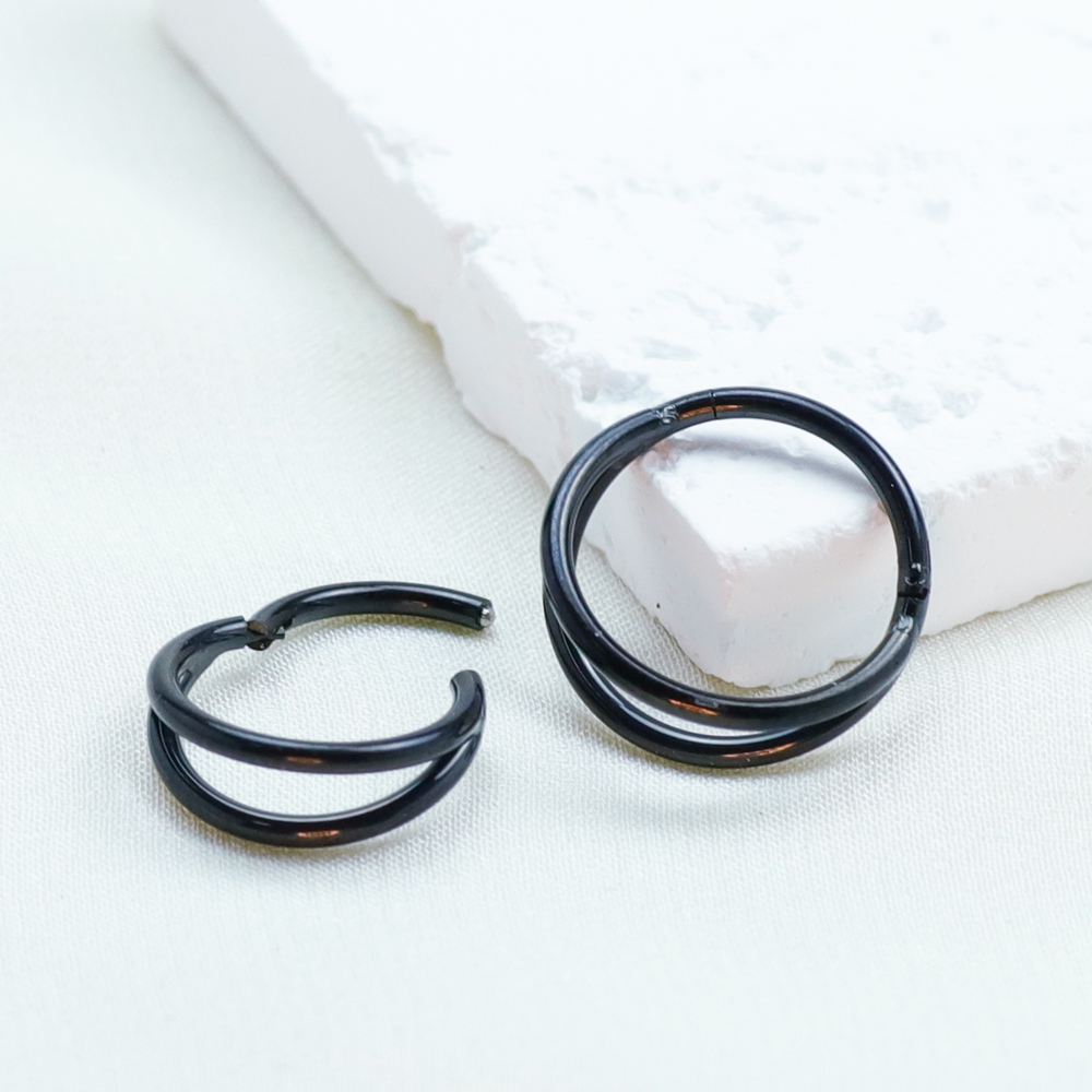 F136 cincin tindik Titanium hi - Septum Clicker Ring ulasan dan harga