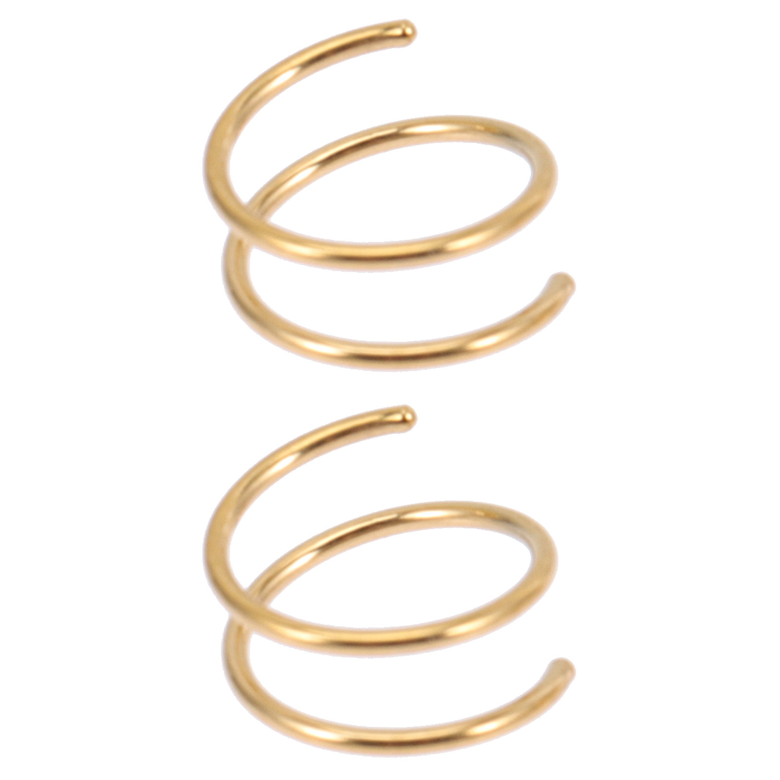 2 Buah Cincin Hidung Spiral, T - Body Jewelry Universe ulasan dan harga