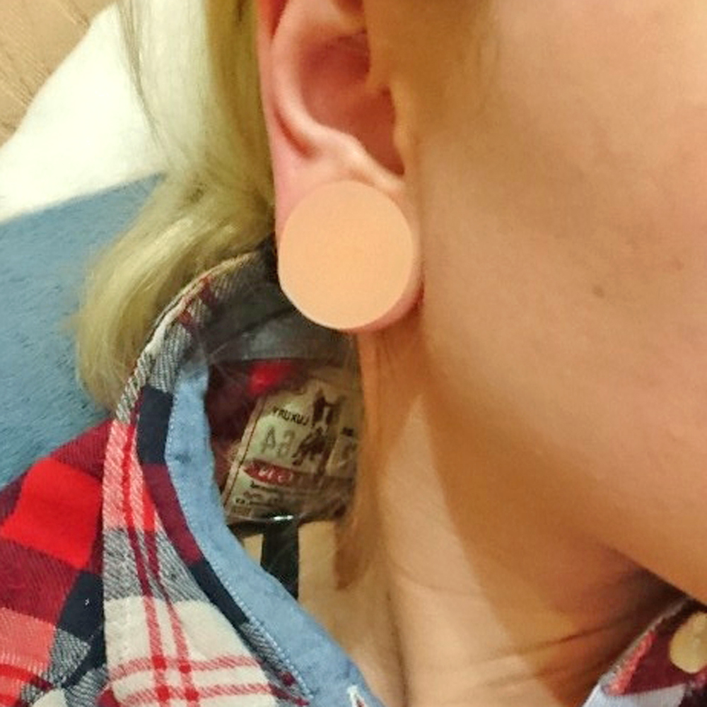 1 Pasang Silikon Fleksibel Ear - Body Jewelry Ear Gauges ulasan dan harga