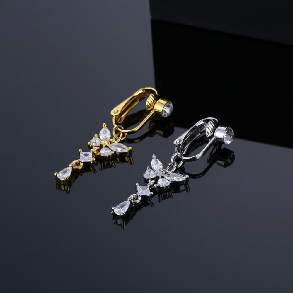 Cincin Pusar Desain Kupu-kupu  - Body Jewelry Belly Button Rings ulasan dan harga