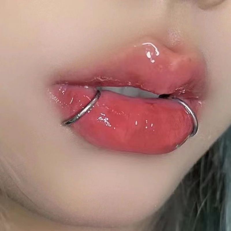 2 buah/lot tindik bibir cincin - Body Jewelry Universe ulasan dan harga
