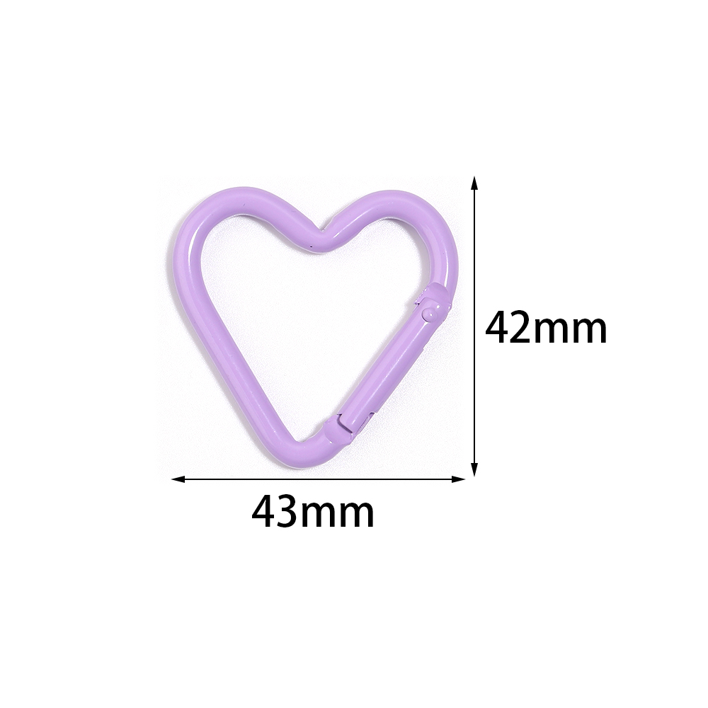 5 Buah Cincin Karabiner Paduan - Daith Heart Ring ulasan dan harga