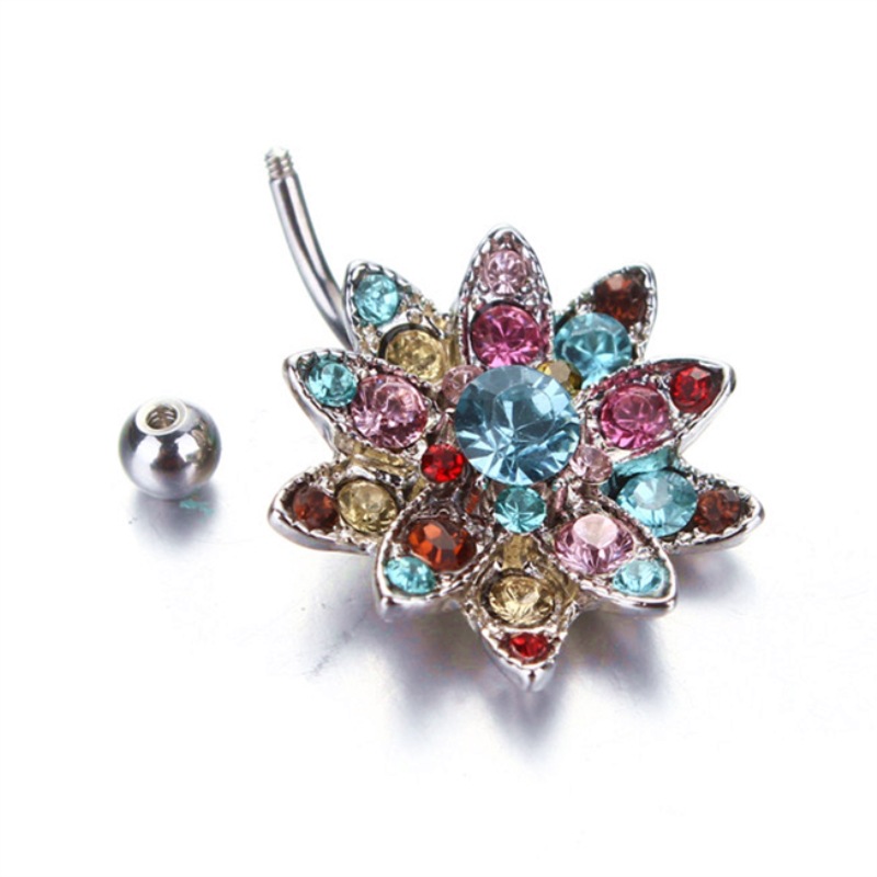 Laku Besi Tahan Karat Cz Krist - Body Jewelry Hot ulasan dan harga