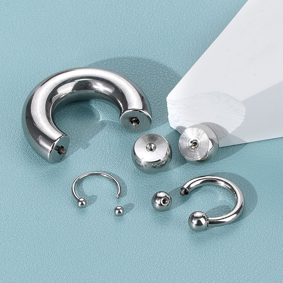 1 Buah 18G-00G Cincin Tapal Ku - Body Jewelry Ear Gauges ulasan dan harga