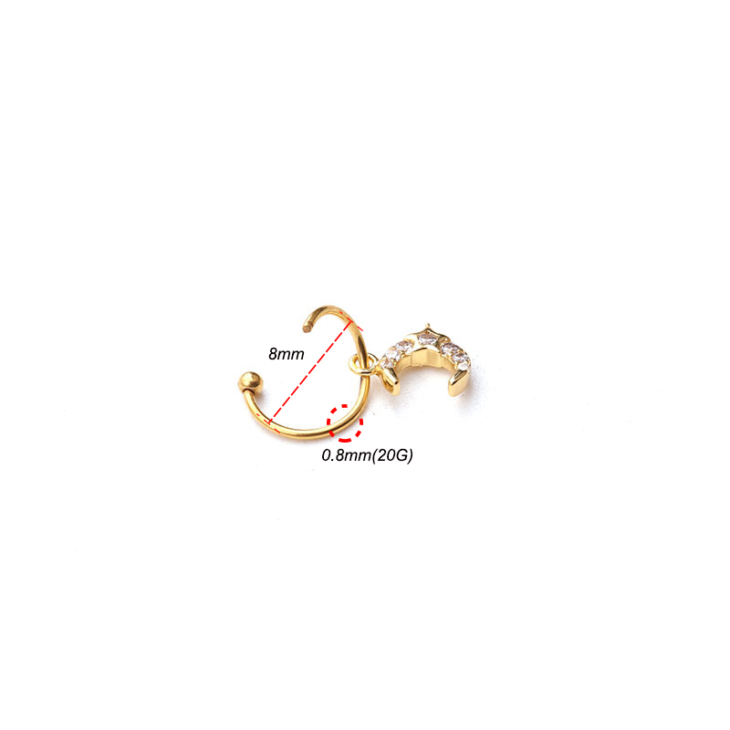 1Pc Universal Cincin Hoop Earr - Body Jewelry Universe ulasan dan harga