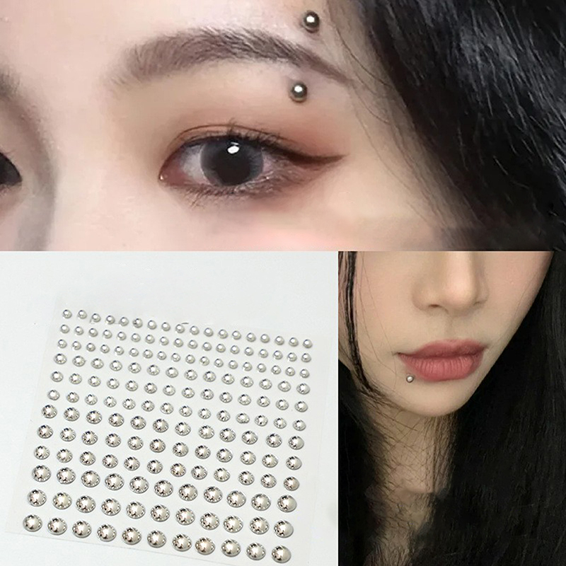 Stiker Berlian Imitasi Hiasan  - Body Jewelry Ear ulasan dan harga