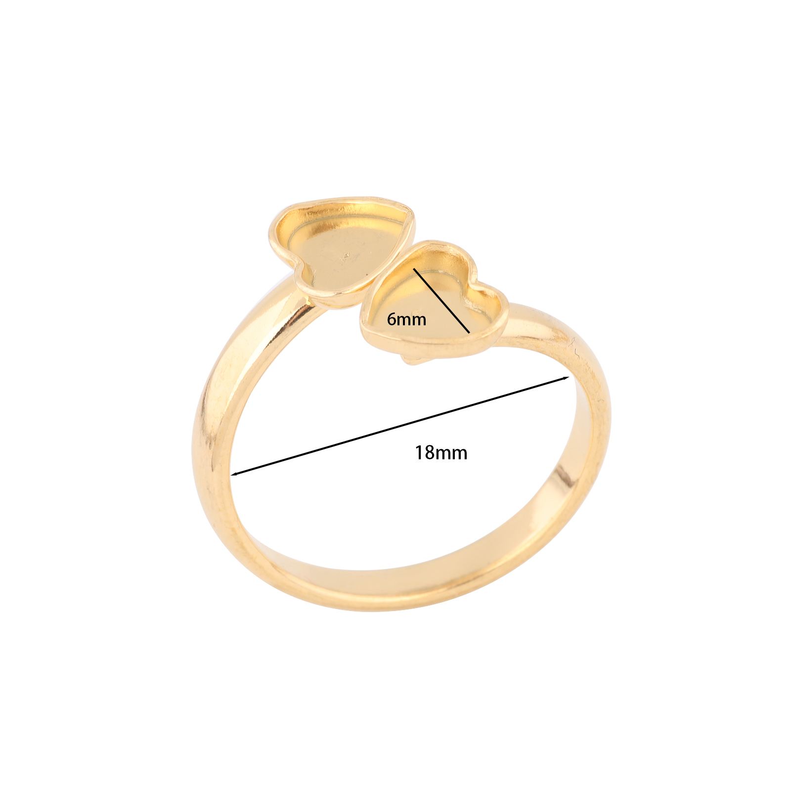 10 Buah Baja Tahan Karat Berla - Daith Heart Ring ulasan dan harga