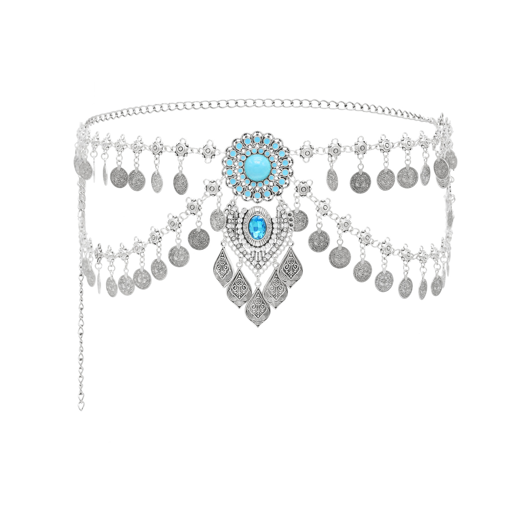 Rantai pinggang koin Bohemian  - Body Jewelry In Bulk ulasan dan harga