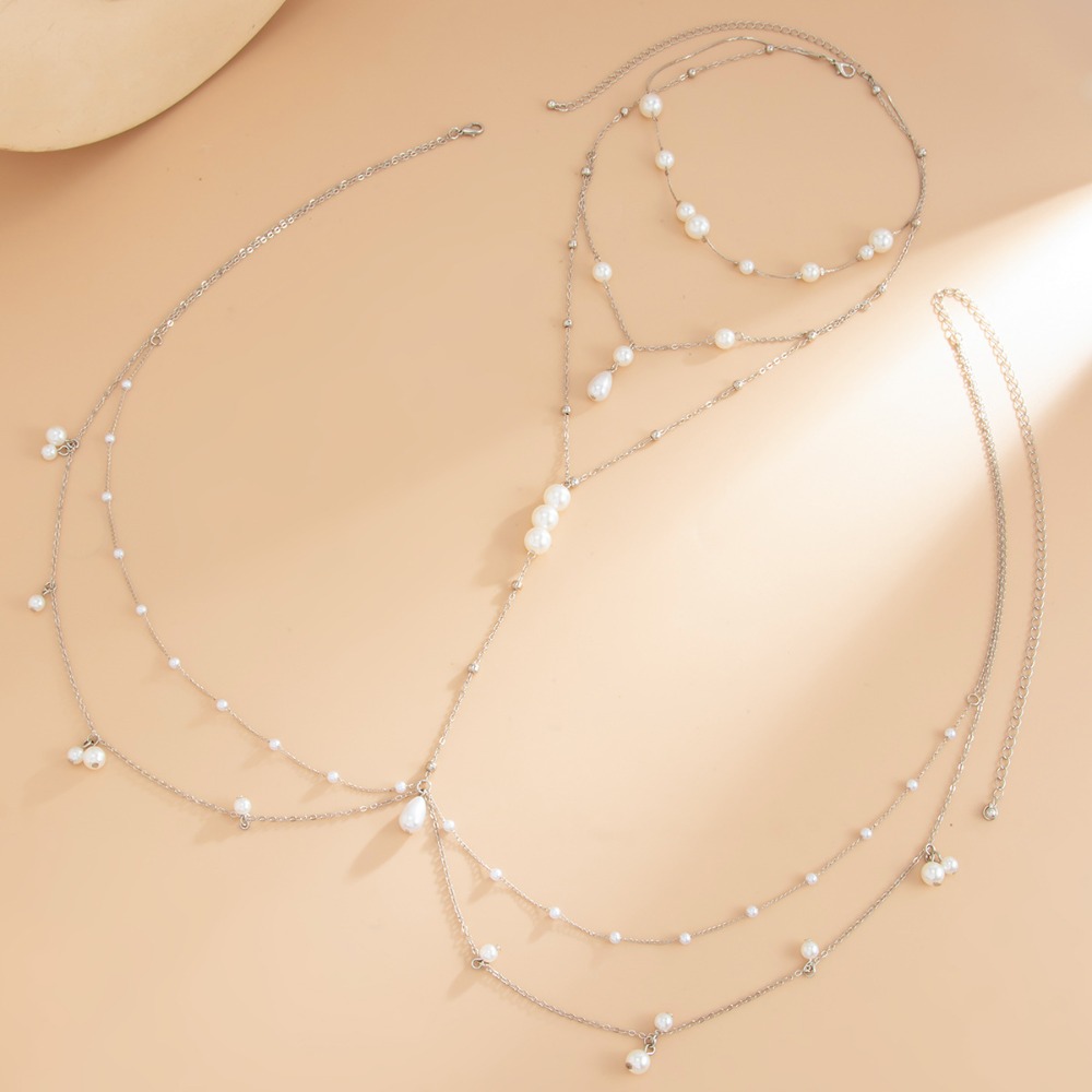 Kalung Mutiara Imitasi Multi L - Body Jewelry In Bulk ulasan dan harga