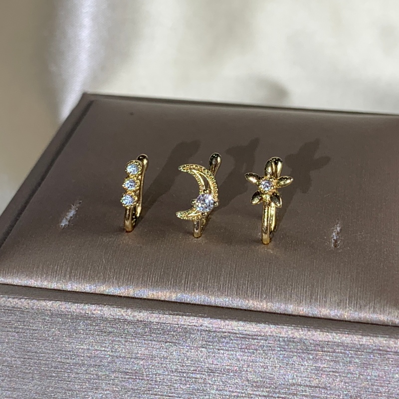 Set klip hidung retro 3 buah,  - Body Jewelry Lot ulasan dan harga