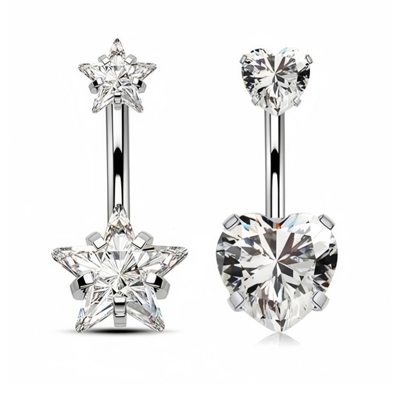 1 Buah Cincin Tindik Pusar Sek - Body Jewelry Belly Button Rings ulasan dan harga
