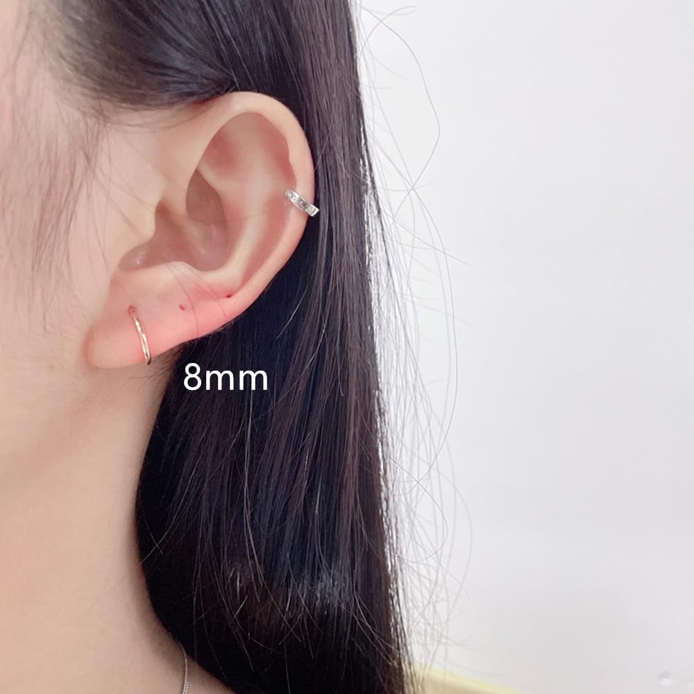 8 buah anting-anting lingkar k - Septum Clicker Ring ulasan dan harga