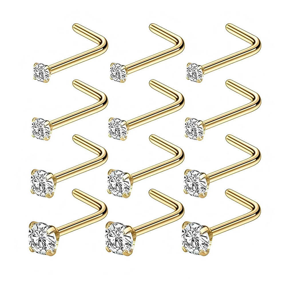 12-Piece Full Set 316L Hypoall - Body Jewelry Lot ulasan dan harga