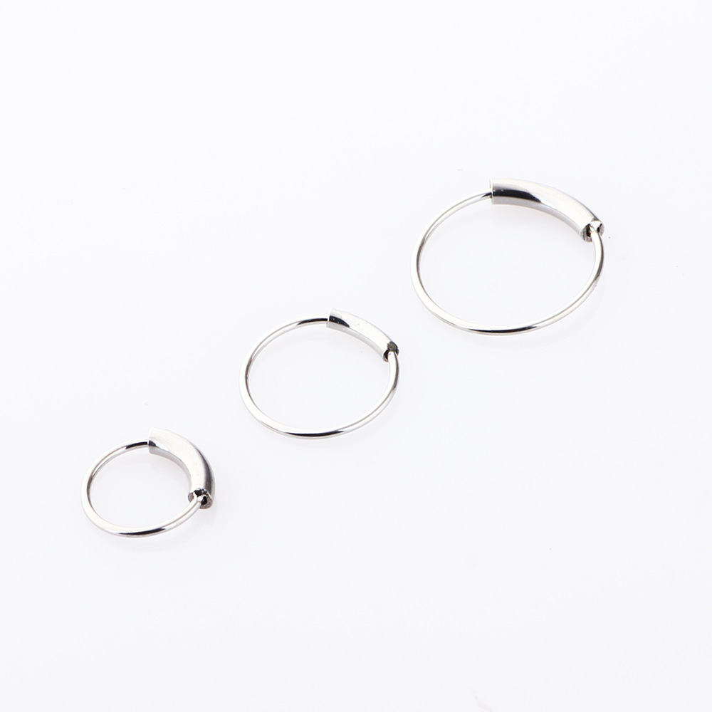 3 Buah/Lot Cincin Hoop Kontinu - Body Jewelry Lot ulasan dan harga