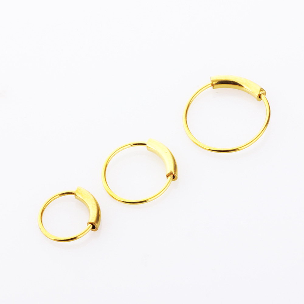 3 Buah/Lot Cincin Hoop Kontinu - Body Jewelry Lot ulasan dan harga