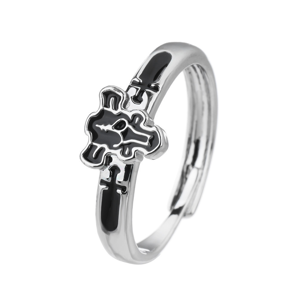Cincin Anime Black Clover Asta - Daith Heart Ring ulasan dan harga