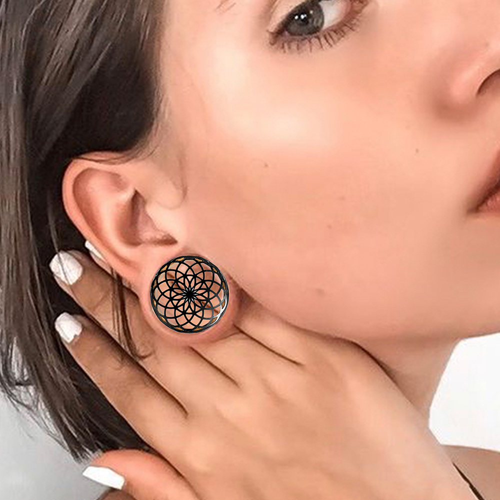 Vankula 2 buah anting-anting w - Body Jewelry Ear Gauges ulasan dan harga